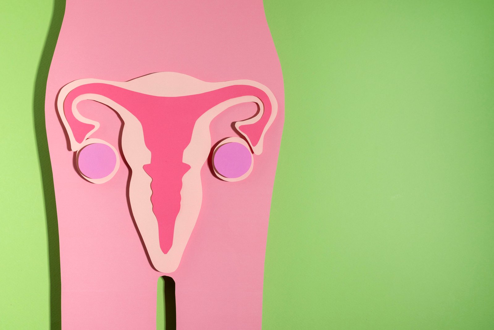 ovaries-green-background